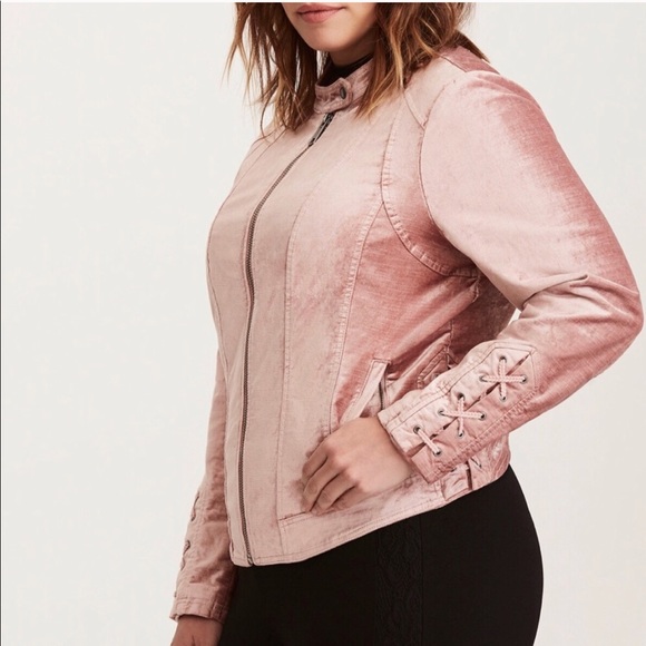 torrid pink coat